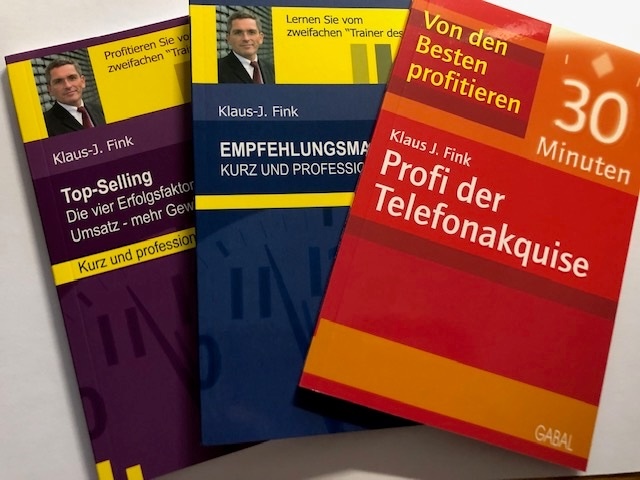 Ansicht drei Buecher